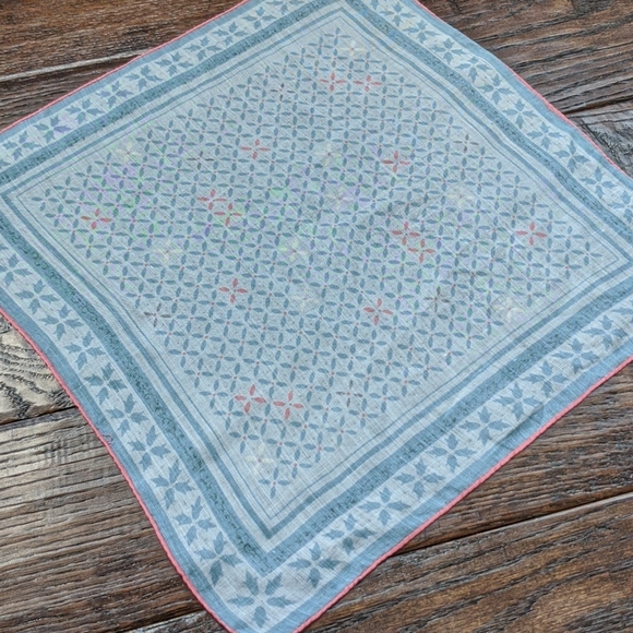 Vintage Mid-Century MCM Hankie by Faith Austin - Picture 6 of 7